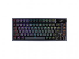 Tipkovnica ASUS ROG Azoth, ROG NX Red, PBT, OLED, RGB, USB, bežična, gaming, US, crna