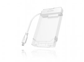  Kućište za tvrdi disk ICY BOX IB-AC703-C, za 2.5" HDD/SSD, USB-C 3.0, do 5 Gbit/s, bijelo