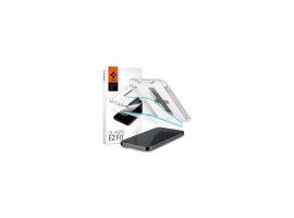  Spigen Glass tR EZ Fit, zaštitno staklo za ekran telefona, 2 kom + okvir za instalaciju - iPhone 14 Pro Max