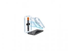  Spigen Glass EZ Fit, zaštitno staklo za ekran telefona, 2 kom + okvir za instalaciju - Samsung Galaxy S23 (AGL05958) 