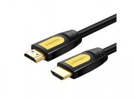 Video kabel UGREEN HDMI (m) 2.0 na HDMI (m) 2.0, 2m, 4K, 60Hz, s mrežom, pozlaćeni konektori, crni