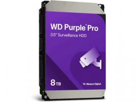  Tvrdi disk 8 TB, WESTERN DIGITAL Purple Pro, 3.5'', SATA III, 7200 rpm, 256 MB, WD8002PURP