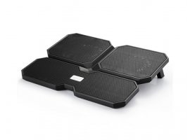  Hladnjak za prijenosno računalo DEEPCOOL Multi Core X6, do 17.3", 2x 14cm ventilator, 2x 10cm ventilator, crni