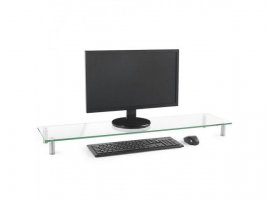 Stalak za monitor VONHAUS XL, 100cm, stakleni