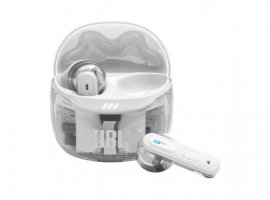 Bluetooth slušalice JBL Tune Flex 2 Ghost Edition, TWS, ANC, 48h reprodukcije, IP54, prozirno bijele (JBLTFLEX2GWHT)