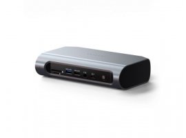  Docking stanica SATECHI Thunderbolt Multimedia Pro Dock (2x DP, 2x HDMI, 1xThunder4, USB-C 3.2, 3x USB-A 3.2, SD/microSD, 3.5mm, Ethernet, Kensington Lock, 135W), siva (ST-DT4PMM-EU)