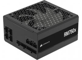  Napajanje CORSAIR RM750x, modularno, 750 W, ATX 3.1, PCIe 5.1, 80+ Gold (CP-9020285-EU)