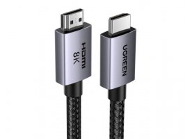 Video kabel HDMI(m) na HDMI(m) v2.1 UGREEN, 2 m, sivi