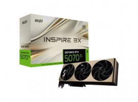 Grafička kartica MSI NVIDIA GeForce RTX5070 Ti Inspire 3X OC Plus, 16 GB GDDR7