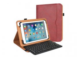 Maskica za tablet MAXMOBILE FLIP, 9.7"-11.5", sa tipkovnicom, crvena