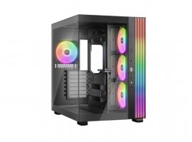  Kućište BE QUIET! Light Base 600 LX Black, tempered glass, 4x ARGB 120 mm fan, 1x USB-C 3.2 Gen 2, 2x USB-A 3.2, bez napajanja, crno