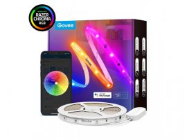  LED traka GOVEE RGBIC Basic LED Strip Lights 10m, 36W, 2700-6500K, White/Color, WiFi/BT (H619C)