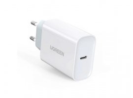 Zidni punjač UGREEN 70161, 30W, QC 4.0+, PD 3.0, 1x USB-C, bijeli