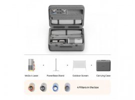  Projektor XGIMI MoGo 4 Laser Outdoor Collection, DLP Laser, Full HD, HDR10, 550 ANSI, Google TV, Harman Kardon (2x6W), platno, stalak, komplet (WK03K-1)