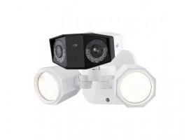 Nadzorna kamera REOLINK Floodlight Series F750P PoE, vanjska, 4K/8MP, 180 stupnjeva vidljivosti, AI detekcija, reflektor, IP66, bijela (PCDUOB4K02)
