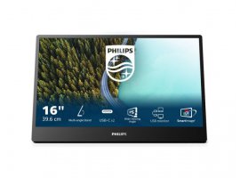  Monitor PHILIPS 16B1P3302, 15.6", IPS, FHD 1920x1080px, 75Hz, 4ms, USB-C, prijenosni