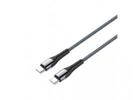 Kabel COLORWAY CW-CBPDCC039-GR, USB-C (m) na USB-C (m), 3A, 65W PD, do 480 Mbps, 2m, sivi