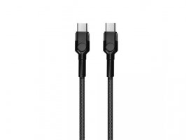 Kabel COLORWAY CW-CBPDCC047-BK, USB-C (m) na USB-C (m), 3A, 60W PD, do 480 Mbps, 1m, crni