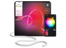 LED traka PHILIPS Hue Flux Lightstrip 3m (EU), RGBWWIC, 12W/1200lm, BT/Zigbee (929004610402)
