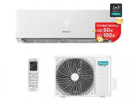  Klima uređaj HISENSE New Comfort 3.5/4.0kW (DJ35LE0EG/DJ35LE0EW), inverter, WiFi, grijač vanjske jedinice, komplet