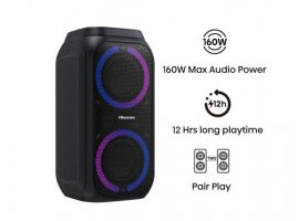  Party zvučnik HISENSE Party Rocket, 160W, do 12h reprodukcije, RGB, IPX4, crni