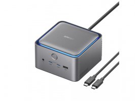  Docking stanica ANKER Thunderbolt 5, 14u1, 2x Thunderbolt 5, 2x USB-C, 3x USB-A, 1x DP 2.1, 1x HDMI 2.1, 1x SD/TF čitač kartica, 1x 2.5 GbE, 1x 3.5 mm, siva