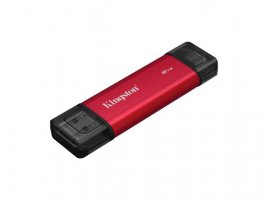  Eksterni SSD disk, 2 TB, KINGSTON Dual Portable SSD, USB 3.2 Gen 2 (USB Type-C & Type-A), crveni, SPSD/2TB