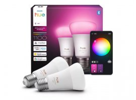  LED žarulje PHILIPS Hue White and Color Ambiance, E27/A60, 11W (1055lm), 2000K-6500K, Zigbee/BT