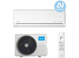  Klima uređaj MIDEA Solstice AI EcoMaster White 3.5/3.8kW, Air Magic+ pročiščivač, inverter, WiFi, komplet (EZ-12RD6-IO)