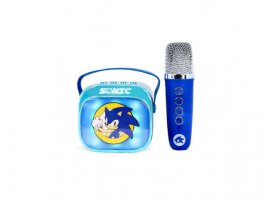  Zvučnik s mikrofonom OTL Sonic The Hedgehog PopSing LED Light Up Wireless Karaoke, 5W, plavi