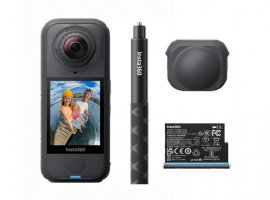  Akcijska kamera INSTA360 X4 Air Starter Bundle Graphite Black (CINSAAFA/AIR STANDARD)