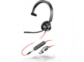Slu&scaron;alice za PC HP Poly Headset Blackwire C3315 Mono USB-C/A & 3,5 mm (8X217AA)