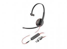 Slu&scaron;alice za PC HP Poly Headset Blackwire C3215 Mono USB-C/A & 3,5 mm (bulk) (8X227A6)