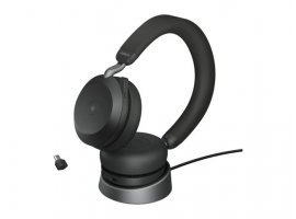 Slu&scaron;alice za PC JABRA Evolve2 75 USB-C MS Teams with Charging Stand (27599-999-889)