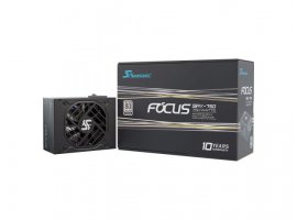  Napajanje SEASONIC Focus SPX-750, 750 W, modularno, SFX, SFX to ATX adapter, 80+ Platinum