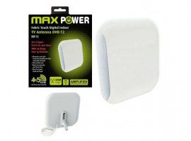  TV antena MAXPOWER HDP-1U, s pojačalom, UHF+VHF, 36db, 5G filter, bijela