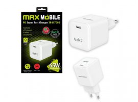  Punjač MAXMOBILE PD Super Fast Charge, USB Tyype C, GAN II, 65W 
