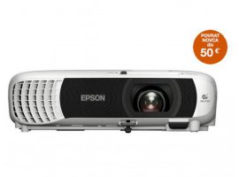  Projektor EPSON EB-W55, 3LCD, WXGA, 4000 ANSI, WiFi, zvučnici (V11HB58040)