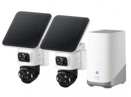  Set za videonadzor ANKER Eufy Security eufyCam S4 SolarPlus Kit (2x Camera + Homebase 3), Bullet/ Pan/ Tilt/ Zoom, bijela (E81723W1)
