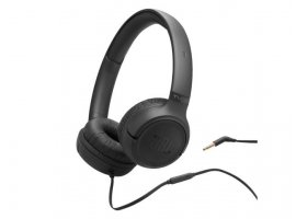  Slušalice JBL Tune 530 Wired On-Ear, 3.5mm, crne (JBLT530BLK)
