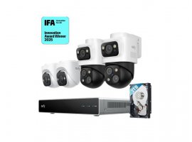  Sustav za video nadzor ANKER Eufy Security PoE NVR S4 (8-kanalni NVR + 2 PoE Bullet-PTZ kamere + 2 PoE Turret kamere)