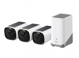  Sustav za video nadzor ANKER EufyCam E40 (3x E40 2K Solar kamere + HomeBase S380 16GB-16TB)