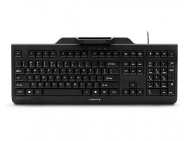  Tipkovnica CHERRY KC, membranska, žična, sa čitačem Smart kartica, HR/UK crna (JK-A0100SL-2)