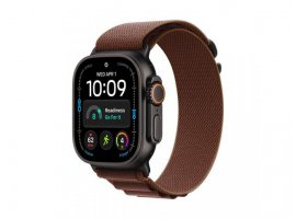  Pametni sat APPLE Watch Ultra 4 GPS + Cellular, 49mm (S), Black Titanium Case with Burgundy Alpine Loop (mjc04qh/a)