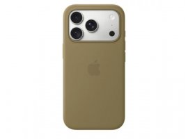  Maskica APPLE za iPhone 18 Pro, Silicone Case with MagSafe, Olive (mk8v4zm/a)