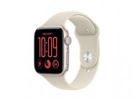  Pametni sat APPLE Watch SE3 v2 GPS (2026), 40mm (M/L), Starlight Aluminium Case with Sand Sport Band (mjkw4wf/a)