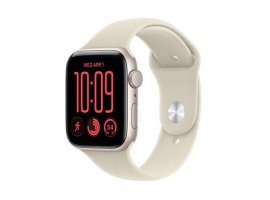  Pametni sat APPLE Watch SE3 v2 Cellular (2026), 40mm (M/L), Starlight Aluminium Case with Sand Sport Band (mjle4wf/a)