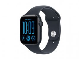  Pametni sat APPLE Watch SE3 v2 Cellular (2026), 40mm (S/M), Midnight Aluminium Case with Navy Blue Sport Band (mjlg4wf/a)