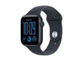  Pametni sat APPLE Watch SE3 v2 GPS (2026), 44mm (M/L), Midnight Aluminium Case with Navy Blue Sport Band (mjl94wf/a)