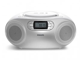 Radio CD prijemnik PHILIPS SoundMachine, 3W, FM/BT/CD/USB, srebrni (TAZ2000S/10)